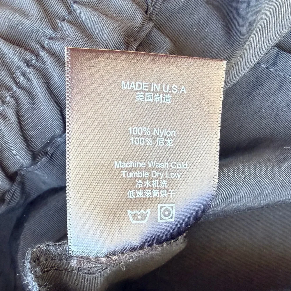 Rhude Rifle Nylon Cargo Pants Black Size Large Made In USA Flight Utility - Picture 5 of 11